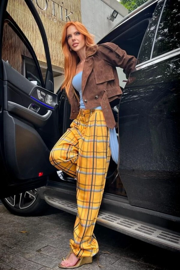 Jaqueta Cropped Couro