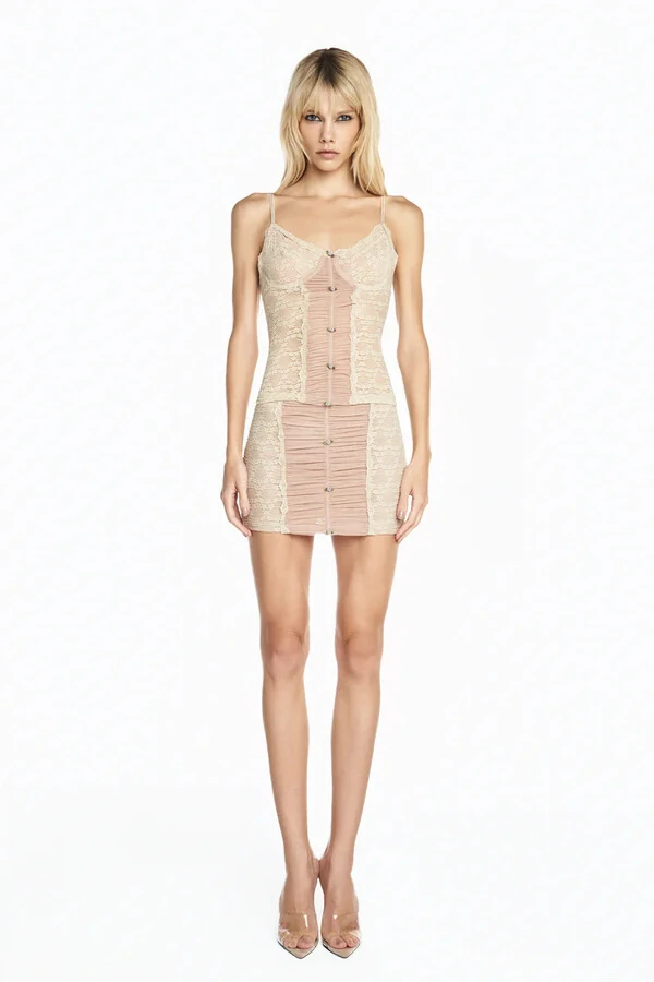 Regata Renda Florzinha E Tule