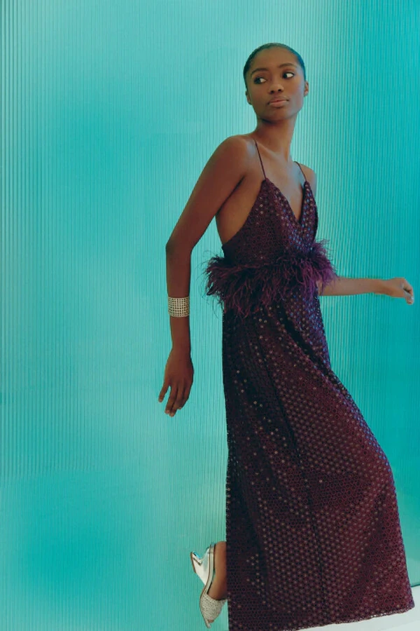 Vestido Flora Violeta