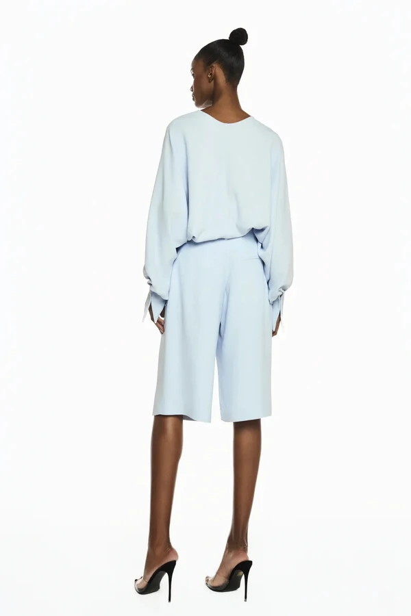Bermuda Alfaiataria Crepe Heavy Patou