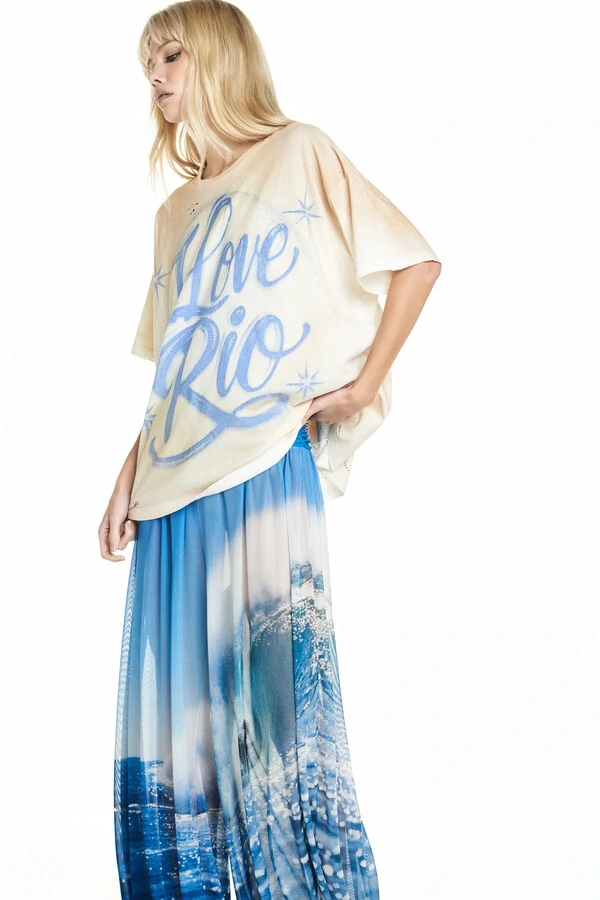 Camiseta I Love Rio Estampado M