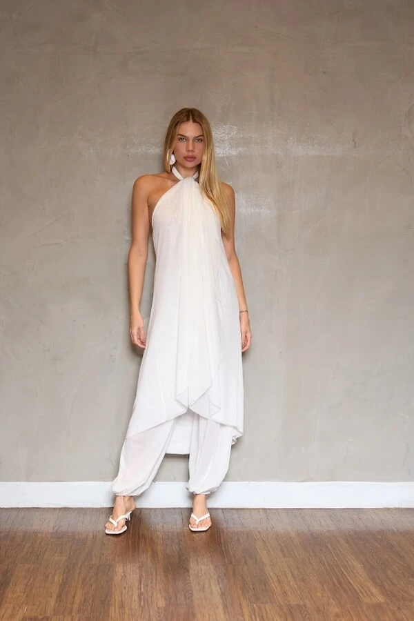 Túnica longa tule Botik