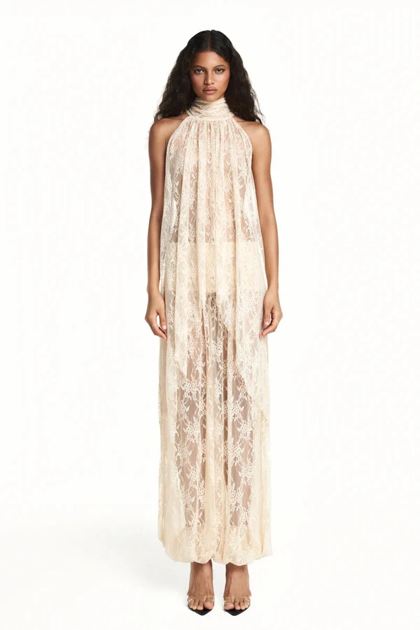 Blusa Gola Alta Mullet Renda