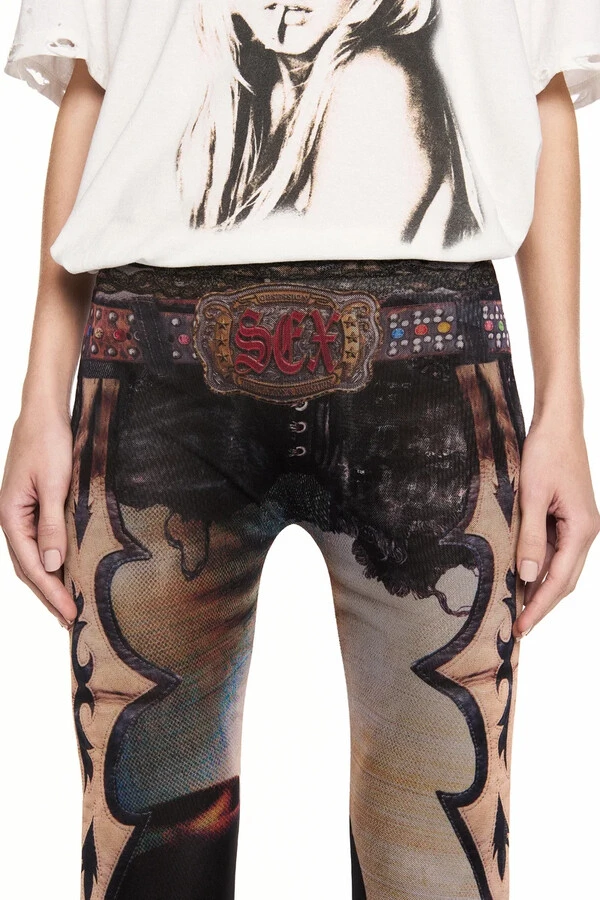 Calça Flare Tule Wild West