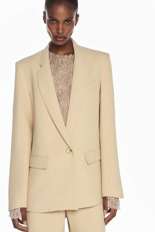 Blazer Alfaiataria Crepe Heavy Patou
