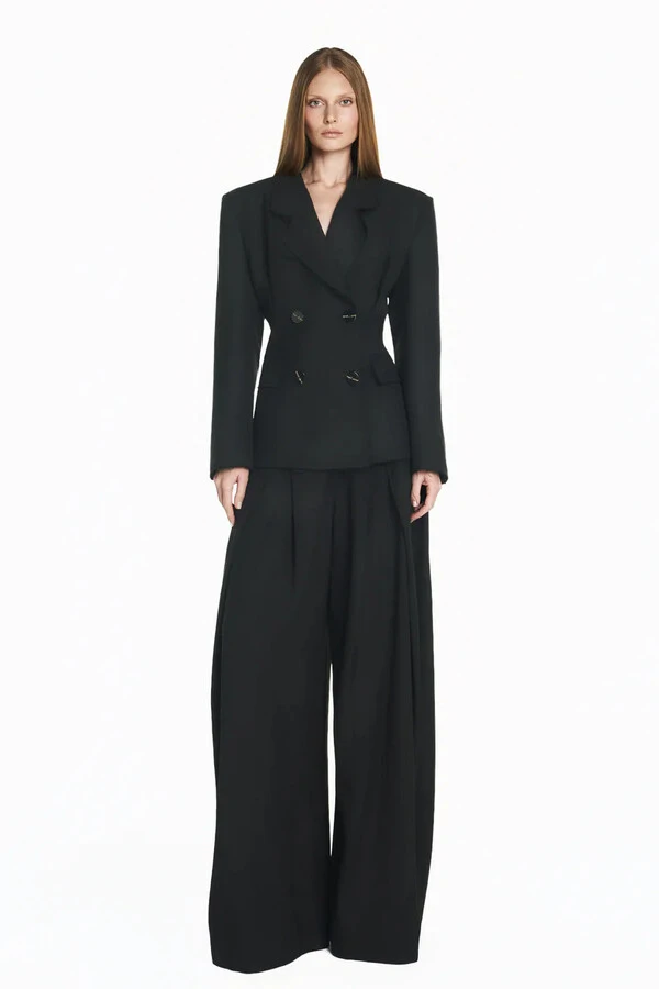 Blazer Alfaiataria Acinturado A Fio Heavy Patou