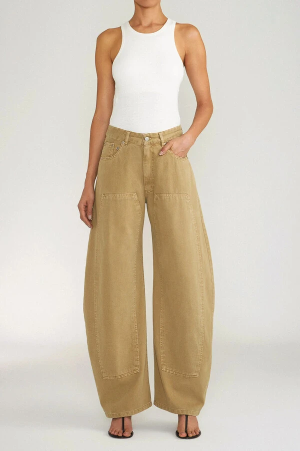 Calça Arc Layer Khaki Denim