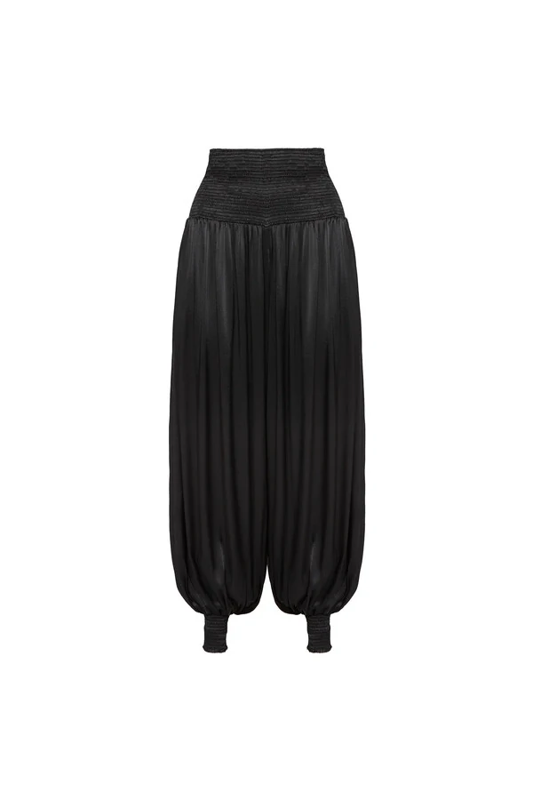 Calça pala lastex cetim