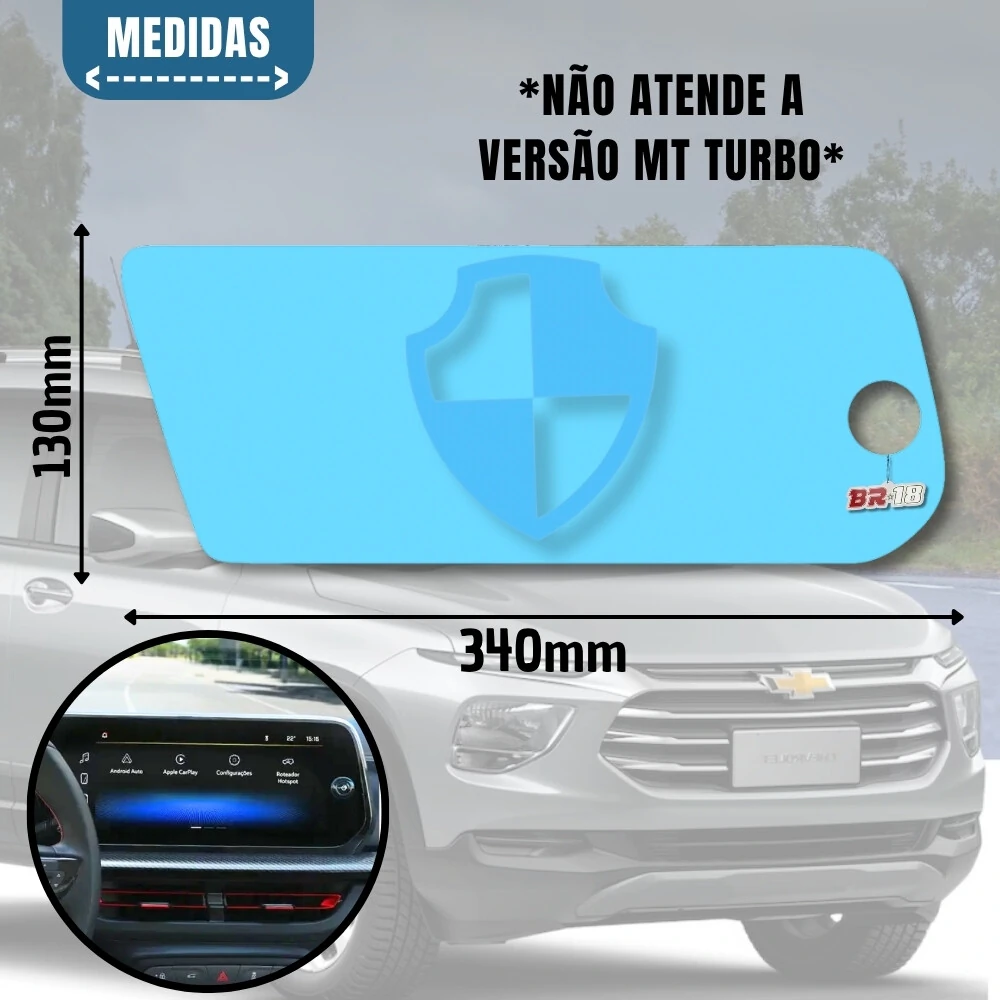 FotoPelícula Multimidia Protetora Anti Risco Gm Chevrolet Montana 2026