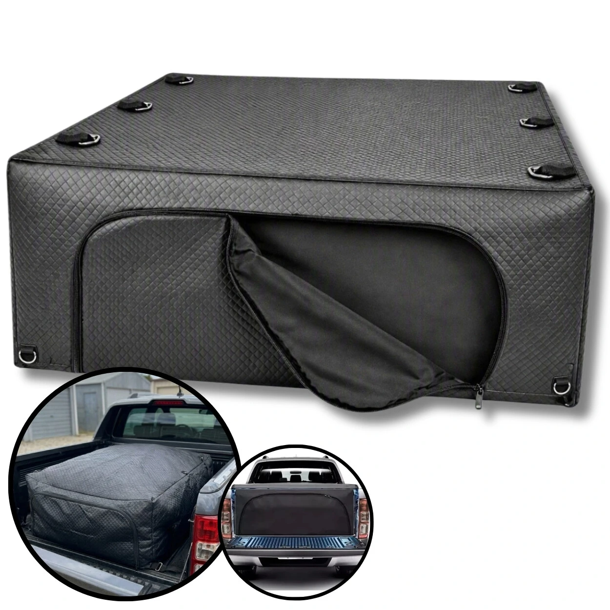 Foto Bolsa Mala Caçamba Tam. G 805 Lts Impermeavel 115x140x50 Todas Picapes