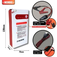 Acumulador de Bateria 7500mAh Jump Starter 12v