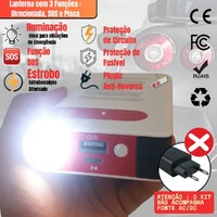 Acumulador de Bateria 7500mAh Jump Starter 12v