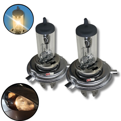 Foto Par Lâmpada Halógena Reposição Original Farol H1 H3 H4 H7 H8 H11 H15 H16 H27 HB3 HB4