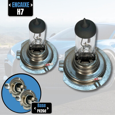 FotoPar Lâmpada Halógena Reposição Original Farol H1 H3 H4 H7 H8 H11 H15 H16 H27 HB3 HB4