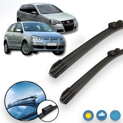 Foto Palheta Silicone Limpador De Para-brisa Volkswagen Polo Gti e Bluemotion de 2009 até 2015