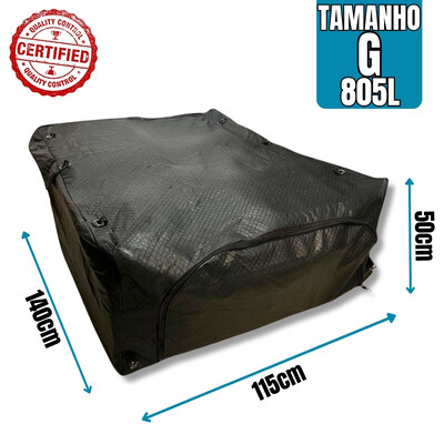 FotoBolsa Mala Caçamba Tam. G 805 Lts Impermeavel 115x140x50 Todas Picapes
