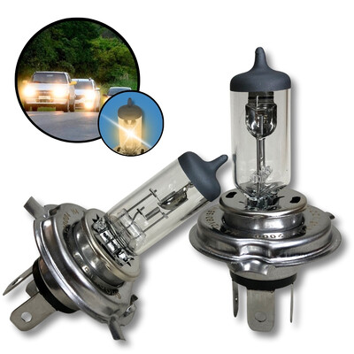 Foto Par Lâmpada Halógena Original Farol H4 60w/55w 12v P43t