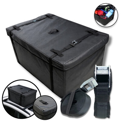 Foto Bolsa Teto Maleiro Impermeável 370 Litros Vulcanizado + Cinta Segurança Premium