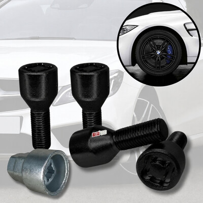 FotoParafuso Antifurto Preto M14 x 1,25mm BMW E Mini Cooper