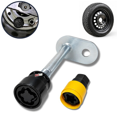 Foto Kit Antifurto de Estepe Prisioneiro M12 x 1,50mm com Cabeça Giratória B132030