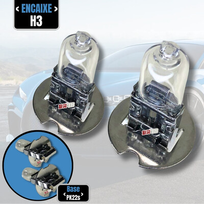 FotoPar Lâmpada Halógena Reposição Original Farol H1 H3 H4 H7 H8 H11 H15 H16 H27 HB3 HB4