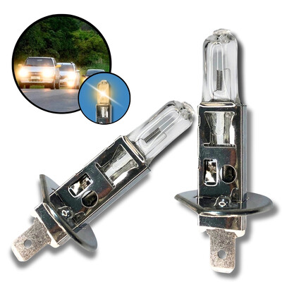 Foto Par Lâmpada Halógena Original Farol H1 55w 12v P14.5s
