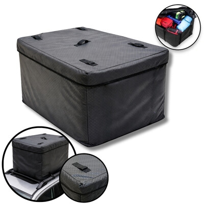 Foto Bolsa Carro Teto Maleiro Organizador Impermeável 370 Litros Vulcanizado Premium