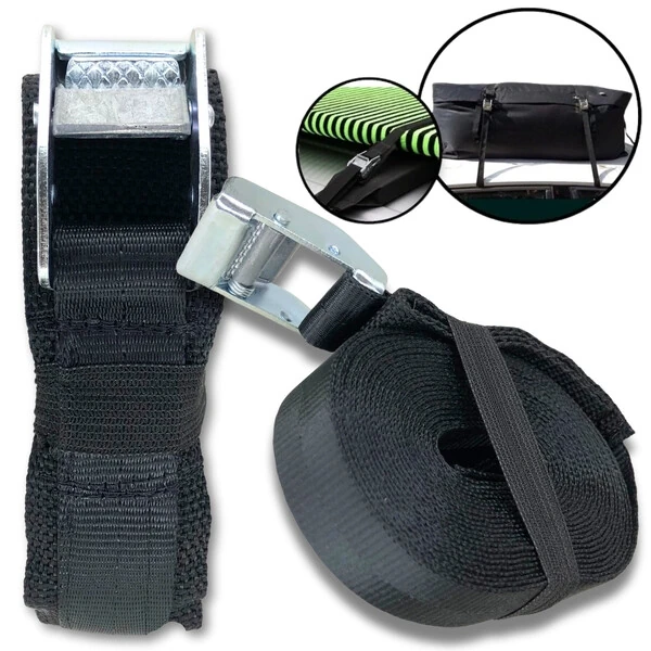 Cinta De Segurança Catraca Premium Fita 5 Metros Carga Carro Moto - PAR