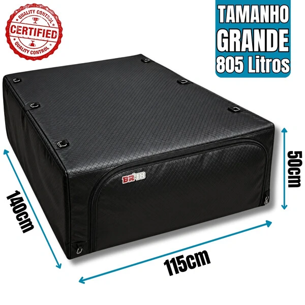 Bolsa Mala Caçamba Tam. G 805 Lts Impermeavel 115x140x50 Todas Picapes