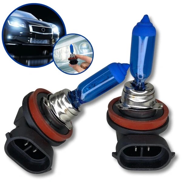 Lâmpada Super Branca H16 19w - Efeito Xenon 8500k (Par)