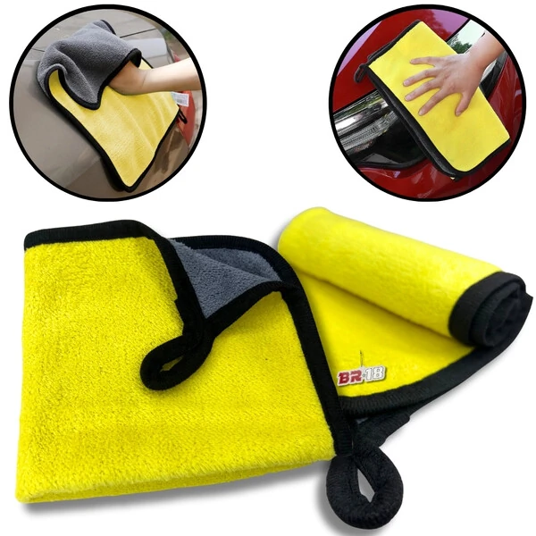 Pano Unitário Microfibra 30x30cm Premium Para Limpeza Automotiva