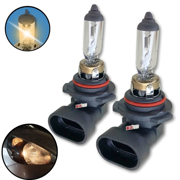 Par Lâmpada Halógena Reposição Original Farol H1 H3 H4 H7 H8 H11 H15 H16 H27 HB3 HB4