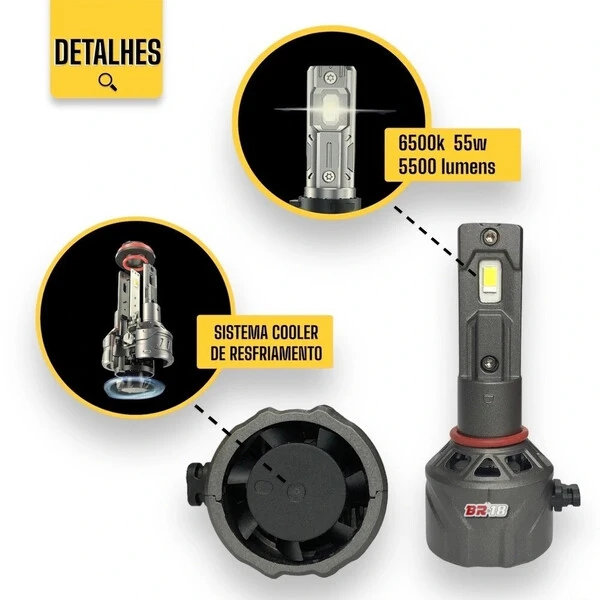 Ultraled S17X Shocklight 6500K 12V 55W 5.500LM