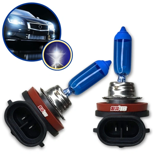 Lâmpada Super Branca H16 19w - Efeito Xenon 8500k (Par)