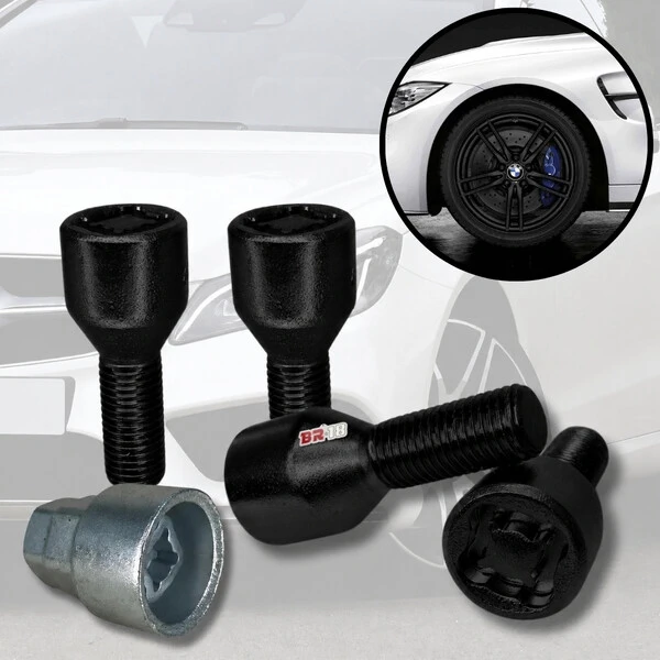 Parafuso Antifurto Preto M14 x 1,25mm BMW E Mini Cooper