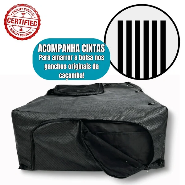 Bolsa Mala Caçamba Tam. G 805 Lts Impermeavel 115x140x50 Todas Picapes