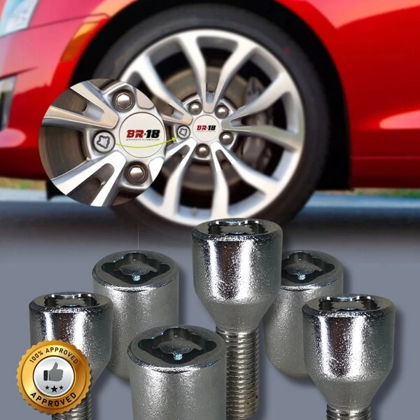 Parafuso Porca Antifurto Roda Caoa Chery 12x1,5