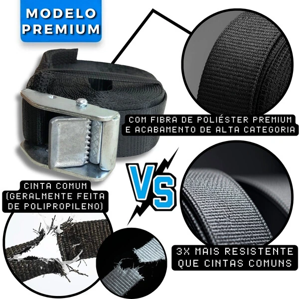 Bolsa Maleiro Teto Impermeavel Aerodinâmico 175 Litros Vulcanizado + Cinta Premium