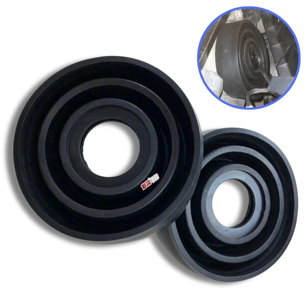 Tampa De Vedação Borracha Do Farol Universal Com Furo 55mm 70mm 80mm 90m Par