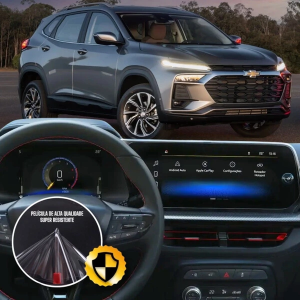 Kit Película Muldimitia e Velocimetro Chevrolet Tracker 2026 e Onix Automatico 2026
