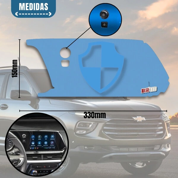 Película Multimidia Protetora Anti Risco Gm Chevrolet Montana 2023