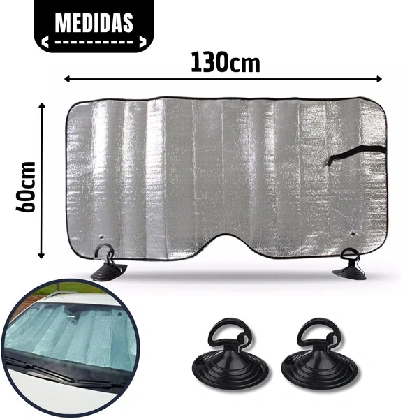 Protetor Tapa Sol Quebrasol Auto Parabrisa Painel Vidro