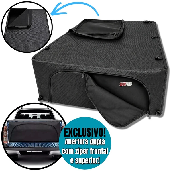 Bolsa Mala Caçamba Tam. G 805 Lts Impermeavel 115x140x50 Todas Picapes