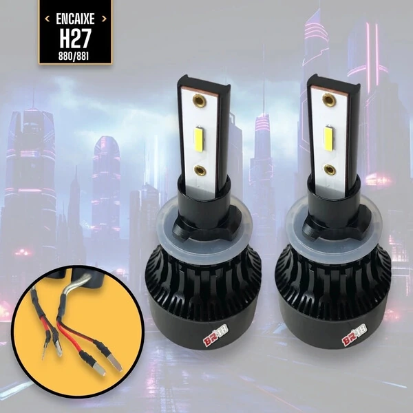 Super Led Code H1 H3 H4 H7 H8 H9 H11 H16 H27 HB3 HB4 - 8000K