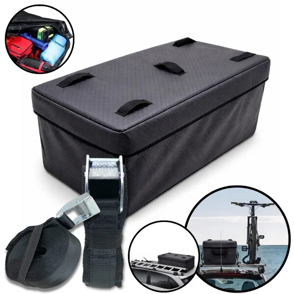 Bolsa Maleiro Meio Teto 180 Litros Impermeável Vulcanizado + Cinta Premium