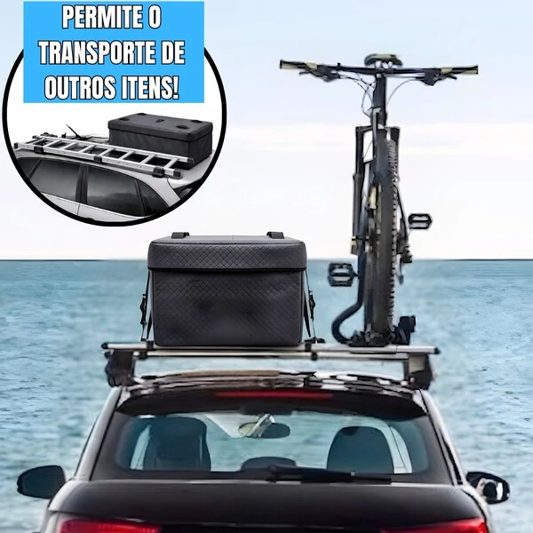 Bolsa Bagageiro Meio Teto 180 Litros Impermeável Vulcanizado