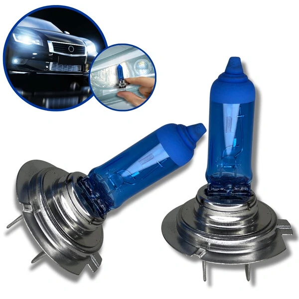 Lâmpada Super Branca H7 55w - Efeito Xenon 8500k (Par)