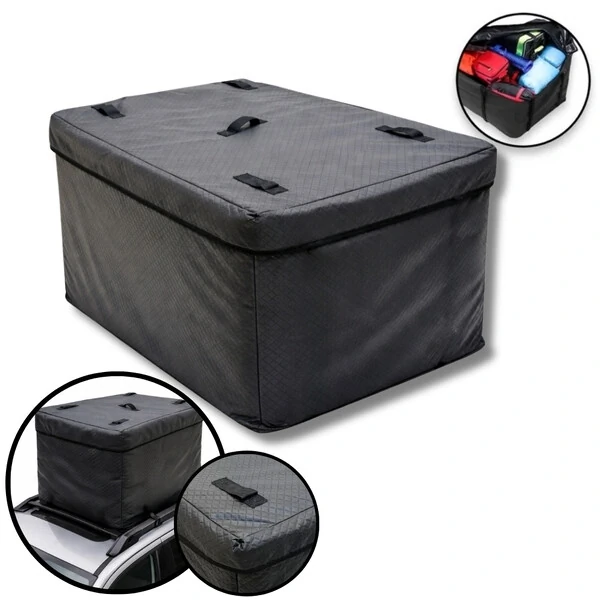 Bolsa Carro Teto Maleiro Organizador Impermeável 370 Litros Vulcanizado Premium