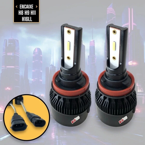 Super Led Code H1 H3 H4 H7 H8 H9 H11 H16 H27 HB3 HB4 - 8000K