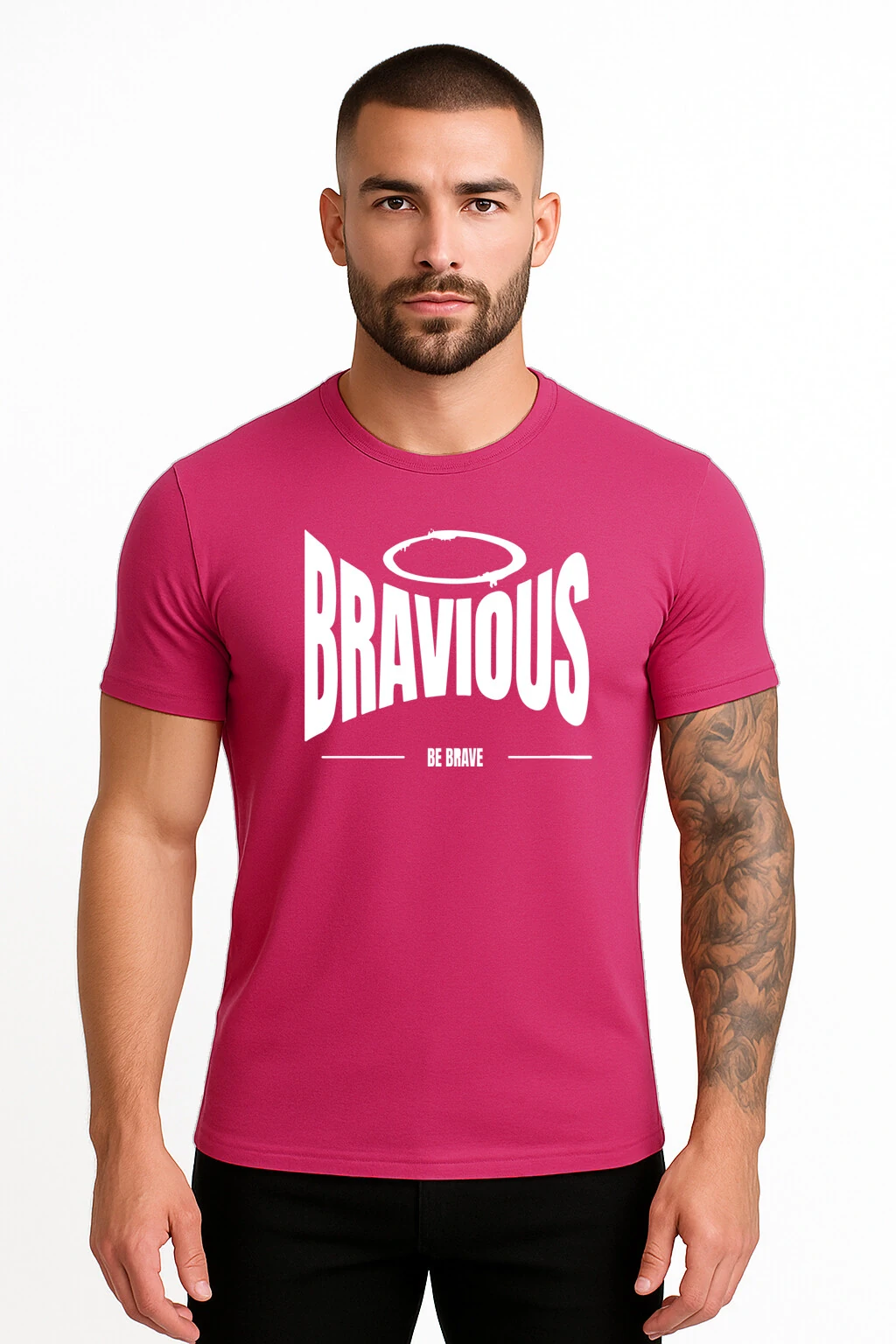 FotoCamisa Bravious Pink